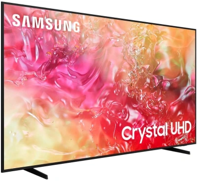 Телевизор LED Samsung 43" UE43DU7100UXRU Series 7 черный 4K Ultra HD 60Hz DVB-T2 DVB-C DVB-S2 USB WiFi Smart TV