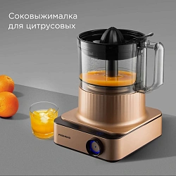 Кухонный комбайн Редмонд FP608 1300Вт бронзовый