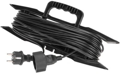Удлинитель силовой PROconnect PROc-Uc (13-4914) 3x0.75кв.мм 1розет. 20м ПВС 6A пласт.рамка черный