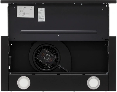 Вытяжка встраиваемая Krona KAMILLA T 600 BLACK черный управление: кнопочное (1 мотор)