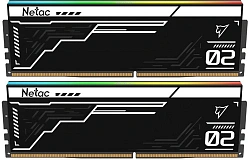 Память DDR5 2x16GB 6400MHz Netac NTS2D5P64DP-32K Shadow II RGB RTL Gaming PC5-51200 CL32 DIMM ECC 288-pin 1.35В kit с радиатором Ret