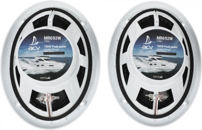 Колонки автомобильные ACV Marine MR692 90Вт 91дБ 16.5см (6 1/2дюйм) (ком.:2кол.) коаксиальные двухполосные