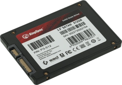 Накопитель SSD Kingspec SATA-III 512GB P3-512 2.5"