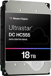 Жесткий диск WD SATA-III 18TB 0B48723 WUH722018CLE6L4 Ultrastar DC HC555 512E (7200rpm) 512Mb 3.5"