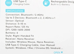 Мышь A4Tech Fstyler FB35C зеленый/черный оптическая 2000dpi беспров. BT/Radio USB 6but (FB35C MIDNIGHT GREEN)