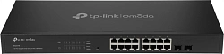 Коммутатор TP-Link SG2218 (L2+) 16x1Гбит/с 2SFP управляемый