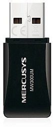 Сетевой адаптер Wi-Fi Mercusys MW300UM N300 USB 2.0