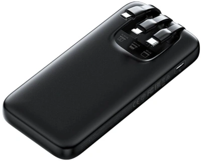 Мобильный аккумулятор Romoss PHC10 10000mAh 22.5W 3A USB-A/USB-C черный