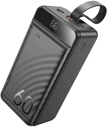 Мобильный аккумулятор Hoco J123C Element 60000mAh 5A черный (12098)