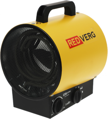 Тепловая пушка электрическая RedVerg RD-EHR3A желтый/черный