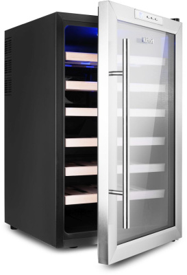 Винный шкаф Kitfort КТ-2410 1-нокамерн. серебристый мат.