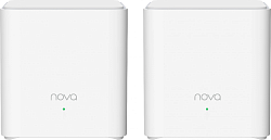 Бесшовный Mesh роутер Tenda EX3 (EX3(2-PACK)) AX1500 10/100/1000BASE-TX белый (упак.:2шт)