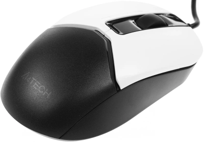 Мышь A4Tech Fstyler FM12S Panda белый/черный оптическая 1200dpi silent USB 3but