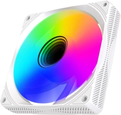 Вентилятор для корпуса Bloody BD-CF120ARGB1 ARGB 120х120x25 белый 4-pin 26дБ (BD-CF120ARGB1-WH) Ret