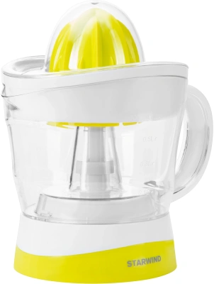 Соковыжималка цитрусовая Starwind SJ1121 30Вт рез.сок.:700мл. желтый/прозрачный