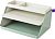 Лоток горизонтальный Deli XDM34green 2отд. для бумаг A4 315x270x170мм зеленый пластик (упак.:1шт)