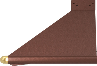 Вытяжка каминная Elikor Сатурн 60П-180-В1Л медный антик/золотистый управление: кнопочное (1 мотор)