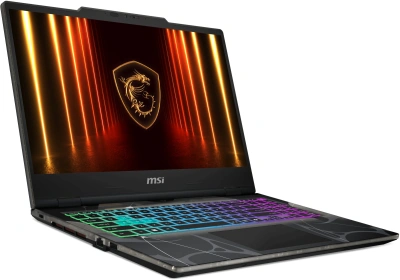 Ноутбук MSI Cyborg 15 B2RWEKG-272XRU Core 5 210H 16Gb SSD512Gb NVIDIA GeForce RTX5050 8Gb 15.6" IPS FHD (1920x1080) FreeDOS black WiFi BT Cam (9S7-15Q342-272)