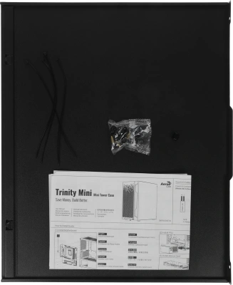 Корпус Aerocool Trinity Mini-G-BK v2 черный без БП mATX 6x120mm 1xUSB2.0 2xUSB3.0 audio bott PSU