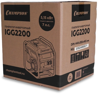 Генератор Champion IGG2200 2.1кВт