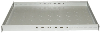 Полка стационарная Hyperline TSD3M-1U-650/1100-RAL7035 1U нагр.:150кг. 19" 1100мм серый (упак.:1шт)