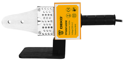 Сварочный аппарат для пластиковых труб Deko PPWM1600W 1.6кВт Тмакс.:300 парн.насад. (кейс в компл.) (063-4203)