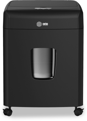 Шредер Cactus CS-SH-D6 с автоподачей (секр.P-4) фрагменты 120лист. 23лтр. скрепки скобы пл.карты