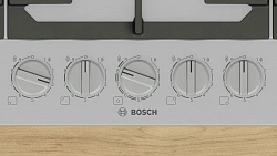Газовая варочная поверхность Bosch PCR9A5I90M нержавеющая сталь
