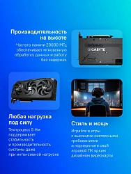 Видеокарта Gigabyte PCI-E 5.0 GV-R9070XTGAMING OC-16GD 1.0 AMD Radeon RX 9070XT 16Gb 256bit GDDR6 2520/20000 HDMIx2 DPx2 HDCP Ret