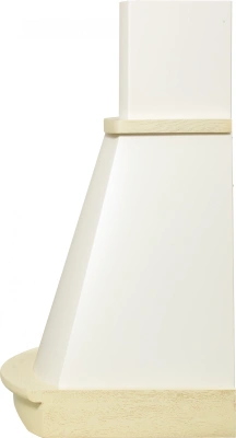 Вытяжка каминная Elikor Ротонда 60П-650-П3Л бежевый/дуб управление: ползунковое (1 мотор)