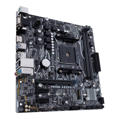 Материнская плата Asus PRIME A320M-K Soc-AM4 AMD A320 2xDDR4 mATX AC`97 8ch(7.1) GbLAN RAID+VGA+HDMI