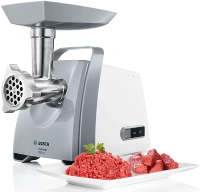 Мясорубка Bosch ProPower MFW66020 1800Вт белый/серый