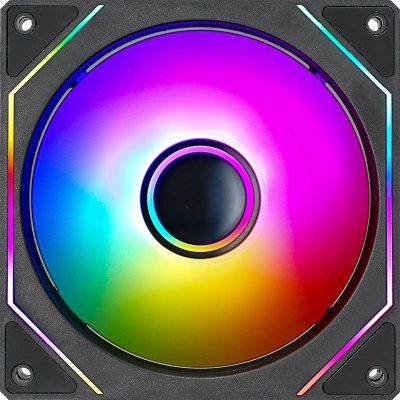 Вентилятор для корпуса Formula Floe 12BK ARGB 120х120x25 черный 4-pin 26.8дБ (FLOE 12BK ARPW) Ret