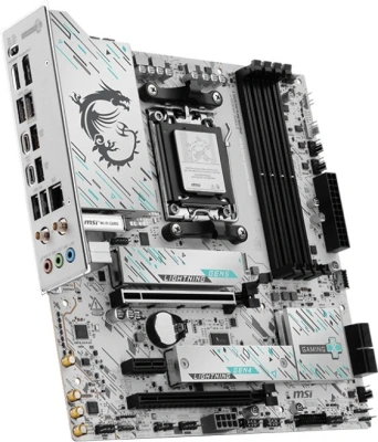 Материнская плата MSI B850M GAMING PLUS WIFI SocketAM5 AMD B850 4xDDR5 mATX AC`97 8ch(7.1) 5Gigabit RAID+HDMI+DP