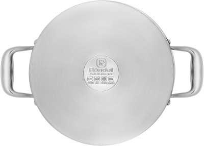 Кастрюля Rondell Vintage RDS-344 5л. d=24см (с крышкой) стальной