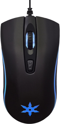 Мышь Оклик 704G TOKUGAWA черный оптическая 1600dpi USB 4but (1196423)