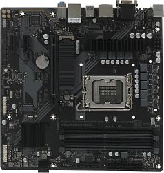 Материнская плата Gigabyte B760M DS3H DDR4 Soc-1700 Intel B760 4xDDR4 mATX AC`97 8ch(7.1) 2.5Gg RAID+VGA+HDMI+DP