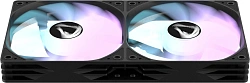 Система водяного охлаждения Formula Ice Jet Glow 240 ARGB Soc-AM5/AM4/1200/2066/1700/1851 черный 4-pin 1-27.2dB Al+Cu 310W Ret (ICE JET GLOW 240 BK)