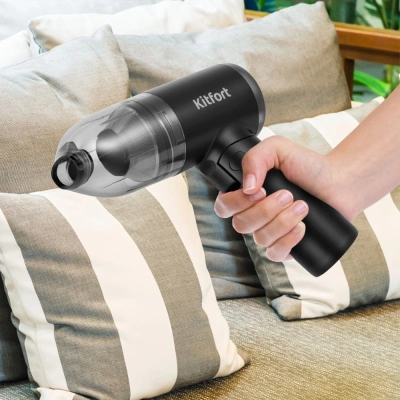 Пылесос ручной Kitfort КТ-5215 70Вт черный