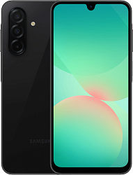 Смартфон Samsung SM-A266B Galaxy A26 5G 128Gb 6Gb черный моноблок 3G 4G 6.7" 1080x2340 Android 15 50Mpix 802.11 a/b/g/n/ac NFC GPS GSM900/1800 GSM1900 Protect