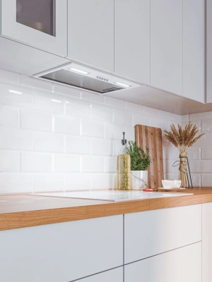 Вытяжка встраиваемая Lex Hyper 900 Inverter WH белый управление: кнопочное (1 мотор)