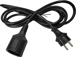 Шнур питания Lanmaster LAN-PPS/SH-10.0-BK вилка Shuko-розетка Shuko проводник.:3x1.5мм2 10м 220В 16А черный