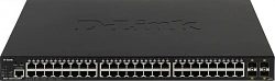 Коммутатор D-Link DGS-1250-52XMP/A1A (L2) 48x1Гбит/с 4SFP+ 48PoE+ 370W управляемый