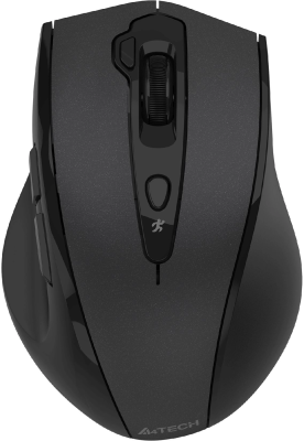 Мышь A4Tech G7-810S Air2 черный оптическая 2000dpi silent беспров. USB для ноутбука 7but