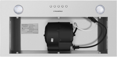 Вытяжка встраиваемая Maunfeld Crosby Singl 5028 нержавеющая сталь управление: кнопочное (1 мотор)