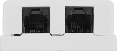 Розетка ITK CS2-1C5EU-22-G настенная 62x59.6x26.5мм RJ45 пластик белый
