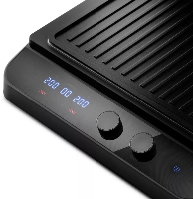 Электрогриль Kitfort КТ-1636 1800Вт серебристый