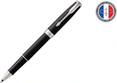 Ручка роллер Parker Sonnet Core T529 (1931523) Matte Black CT F черн. черн. подар.кор.