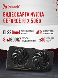 ПК Bloody BD-PC RAB84T2 TWR Ryzen 5 7500F (3.7) 32Gb SSD1Tb RTX5060 8Gb Windows 11 Home 64 2.5xGbitEth 650W черный (RUS) (2142036)