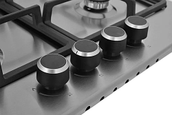 Газовая варочная поверхность Haier HHX-M64CNX нержавеющая сталь